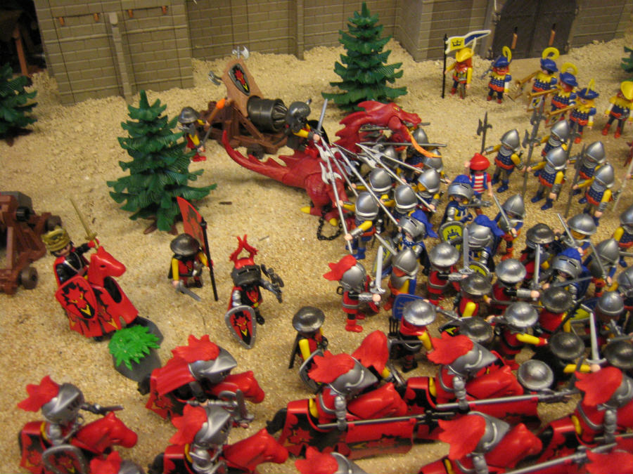 Clicks de Playmobil: batalla medieval
