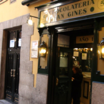 Chocolatería San Ginés, en Madrid