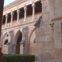 Claustro del monasterio de Santa María de Huerta.