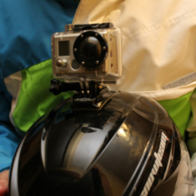 La cámara GoPro es compacta y permite filmar 'en primera persona'.