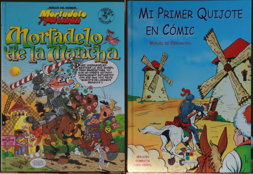 Os presentamos dos libros infantiles para que los peuqes lean El Quijote