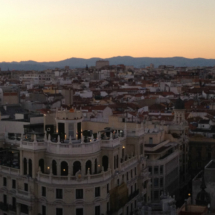 Vistas de Madrid desde la terraza del Círculo de Bellas Artes