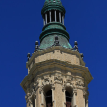 Detalle de las cúpulas de la basílica del Pilar