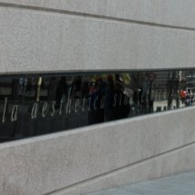 Detalle de la fachada del Auditorio Sony, en Madrid