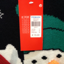 Jerseys de Navidad low cost, en Primark
