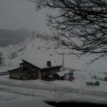 Las vistas del hotel Nievesol son las típicas de montaña, con mucha nieve en invierno