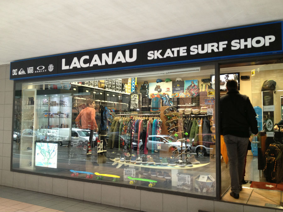 Lacanau es una tienda madrileña especializada en skate y surf