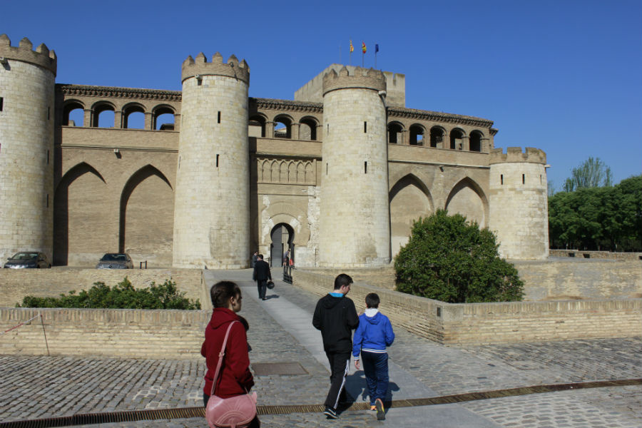 Visitamos el Palacio de la Aljafería, en Zaragoza
