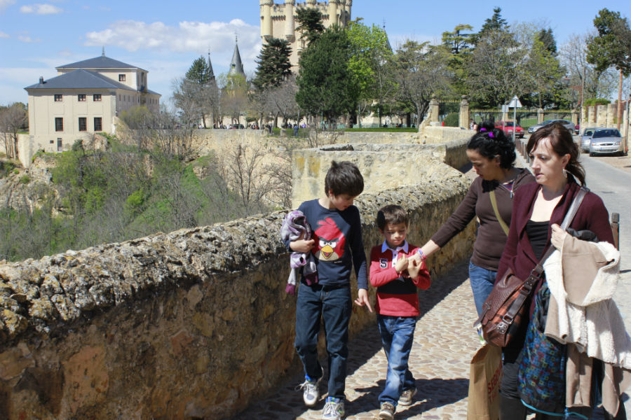 Paseamos por Segovia con los niños