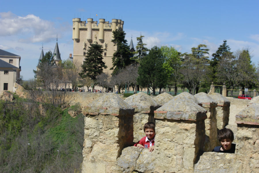 Paseo por Segovia con los niños