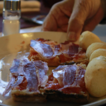 En El Rodizio hay una amplia variedad de aperitivos y primeros platos