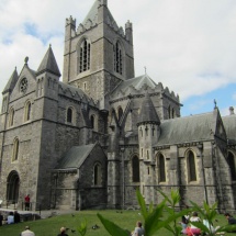 Vista de la Christ Church Cathedral de Dublín