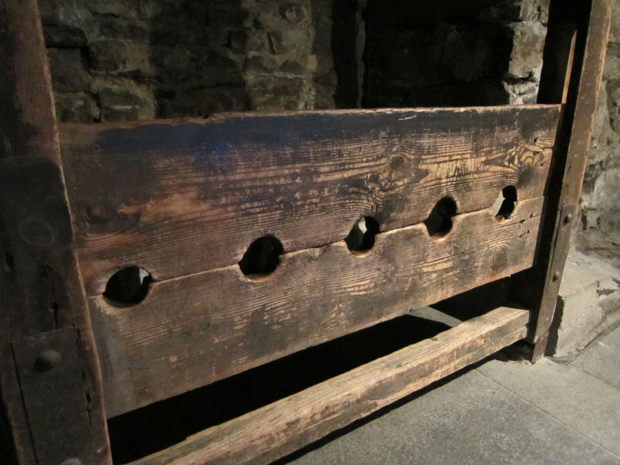 La picota de la Cripta de la Christ Church de Dublín es uno de los elementos que más llama la atención de los niños