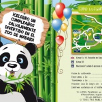 Invitación para celebrar un cumpleaños en el Zoo de Madrid