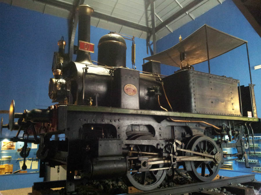 El Museo del Ferrocarril de Madrid alberga maquinaria antigua