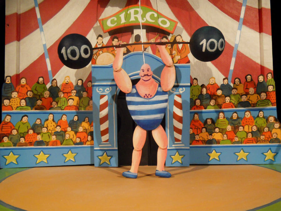 Imagen del espectáculo infantil 'Pinocho y medio'