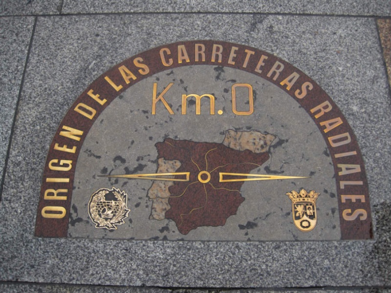 Km 0, en la Puerta del Sol