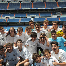 Campamentos de fútbol e inglés en el Bernabéu