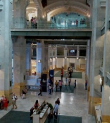 Interior del Palacio de Telecomunicaciones de Madrid, Centro Cultural Cibeles