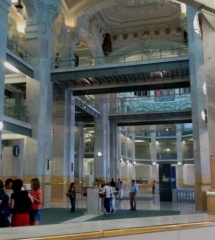 Interior del Palacio de Telecomunicaciones de Madrid, Centro Cultural Cibeles