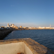 Vistas de la Bahía de Cádiz.