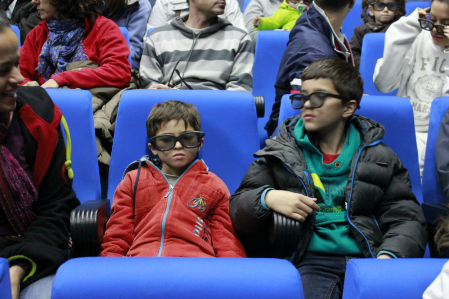 Una de las áreas de Dinópolis ofrece cine en 3D
