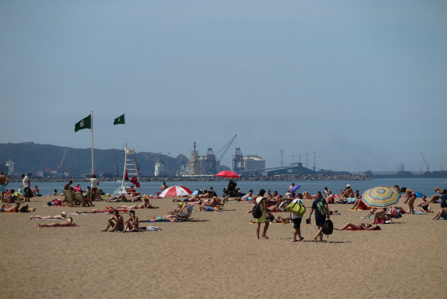 Playa de Poniente de Gijón