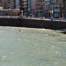 Playa urbana de Gijón