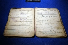 Libro de registro recuperado del Titanic