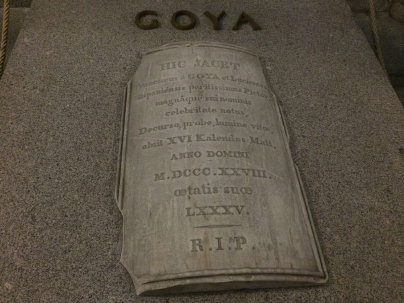 Tumba de Goya