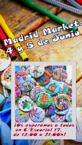 Cartel Madrid Market 4 y 5 de Junio