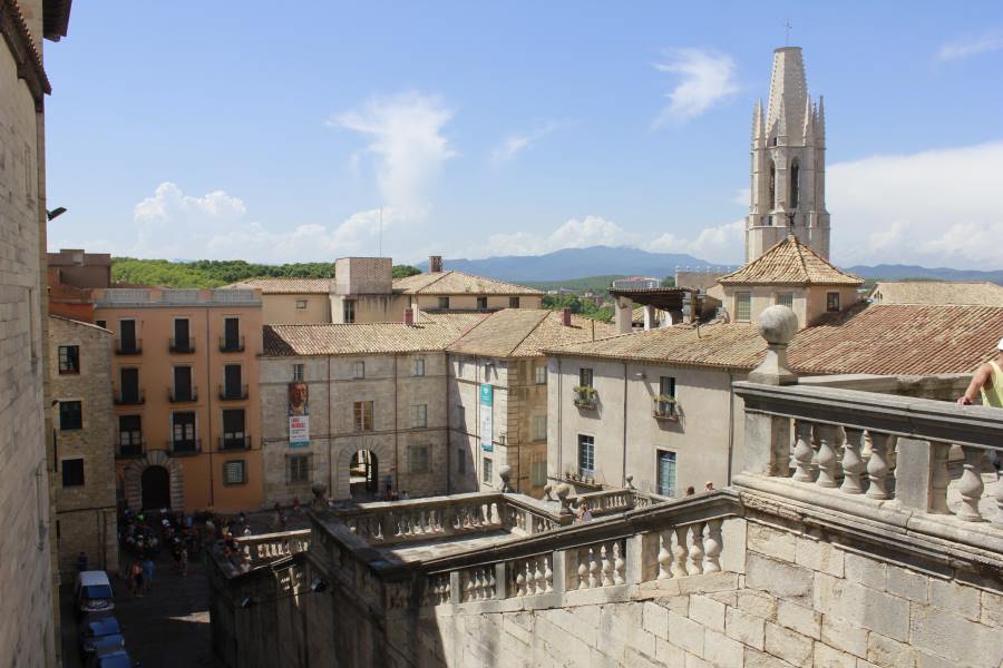 Vistas desde la catedral de Girona