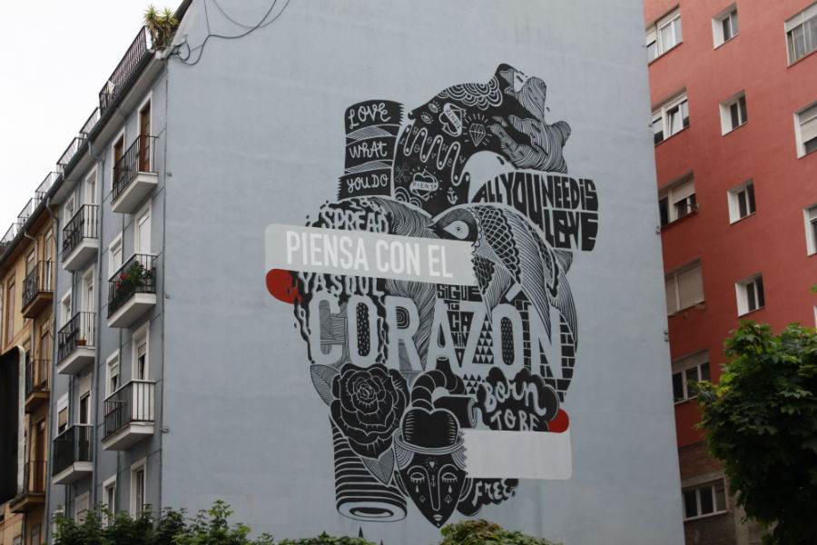 Graffiti urbano en Santander