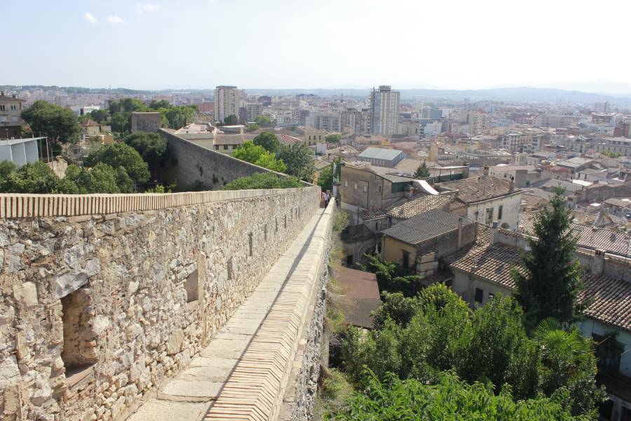 Vistas de la Muralla de Girona
