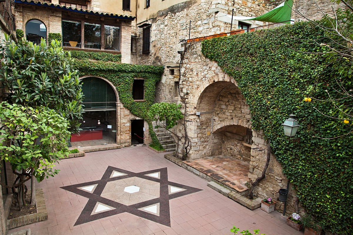 Patio del Barrio Judío de Girona