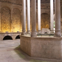 Interior de los Baños Árabes de Girona