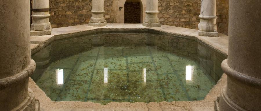 Instalaciones de los Baños Árabes de Girona