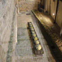 Restos de la muralla medieval de Pamplona