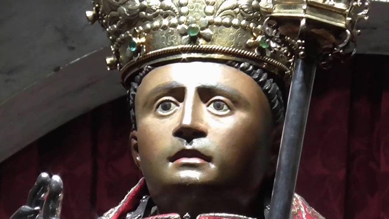 Detalle de la imagen de San Fermín de Pamplona