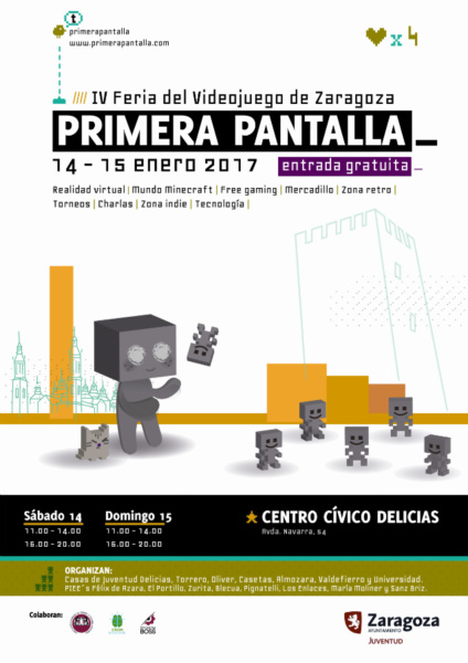 Primera Pantalla 2017, Feria del Videojuego en Zaragoza