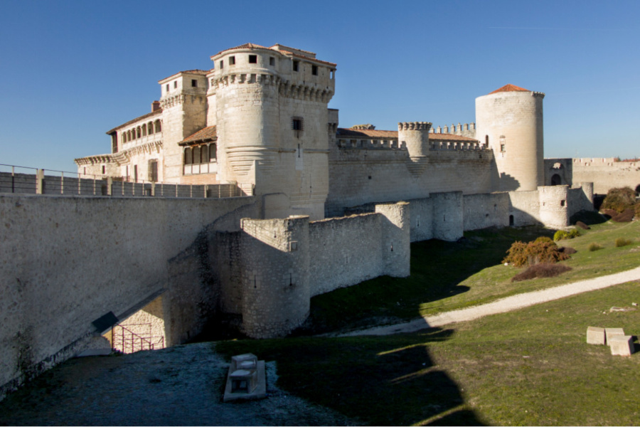 Vista del Castillo de Cuéllar