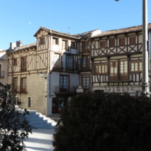 Casas de mampostería en Cuéllar, Segovia