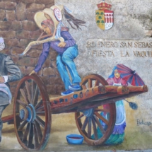 Ruta por las casas pintadas de Fresnedilla de la Oliva, en Madrid