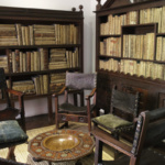 Biblioteca de la casa de un escritor del Siglo de Oro