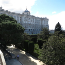 Jardines de Sabatini, a los pies del Palacio Real