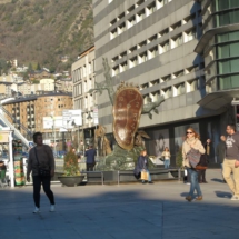 Reloj blando de Dalí en Andorra la Vella