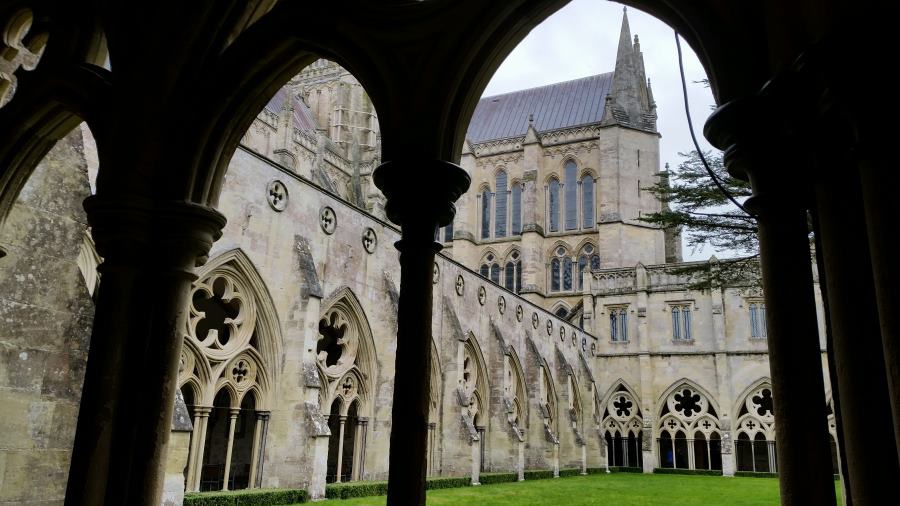 Claustro de la catedral de Salisbury