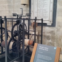 reloj más antiguo mundo catedral Salisbury