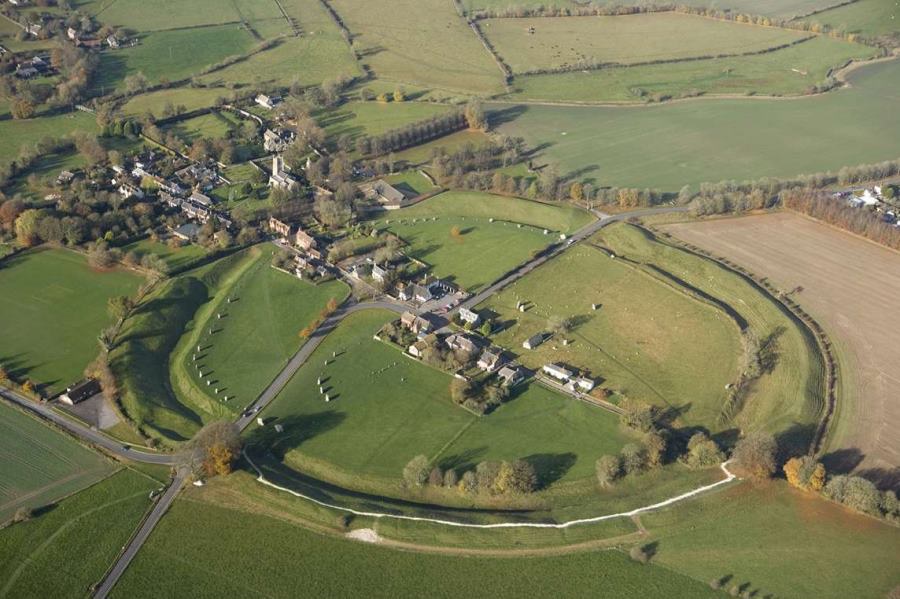 Vista aérea de Avebury