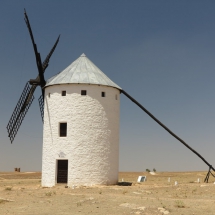 Molino de viento en Campo de Criptana, Ruta del Quijote